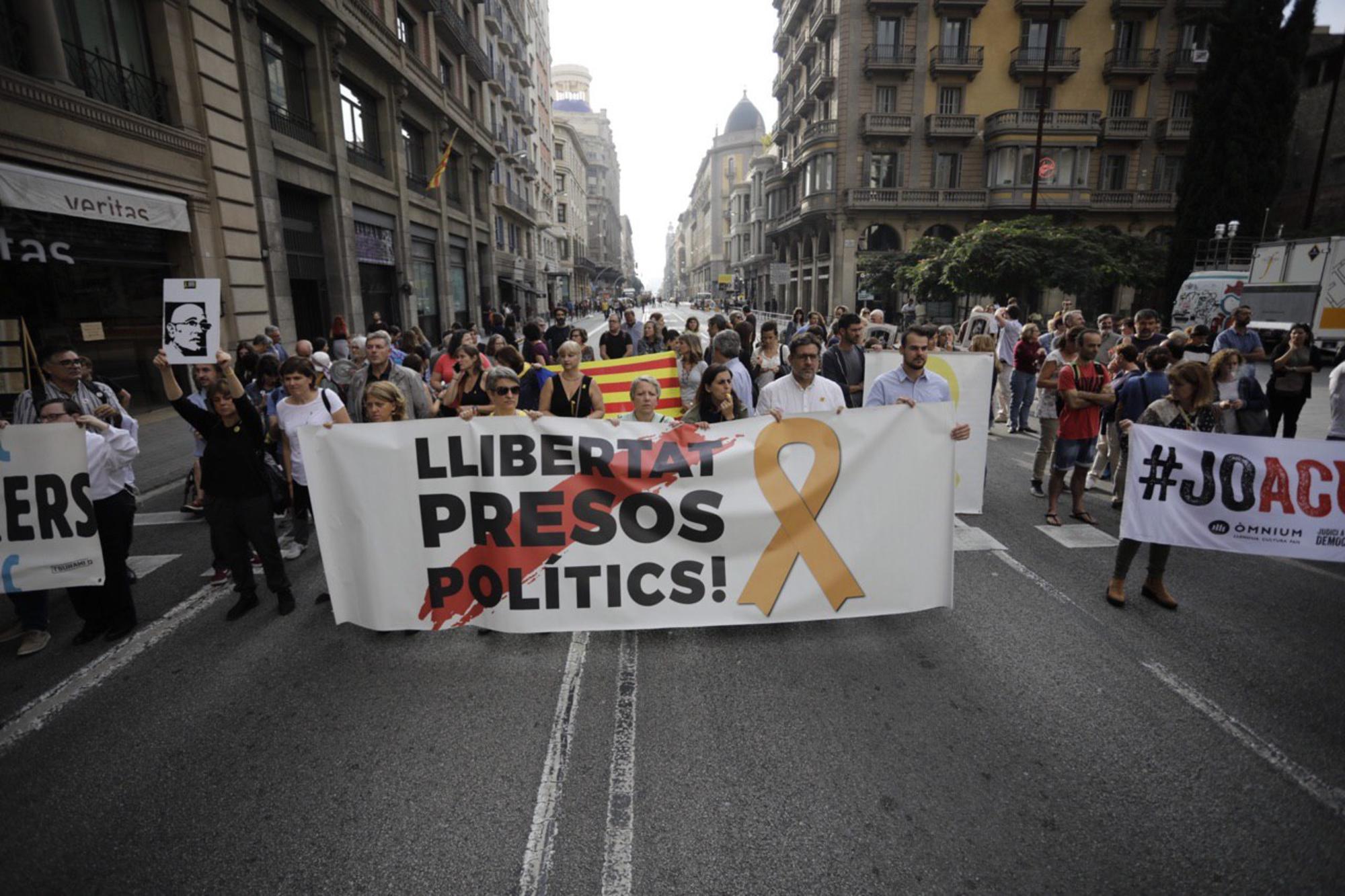 Manifestacion en Barcelona proces